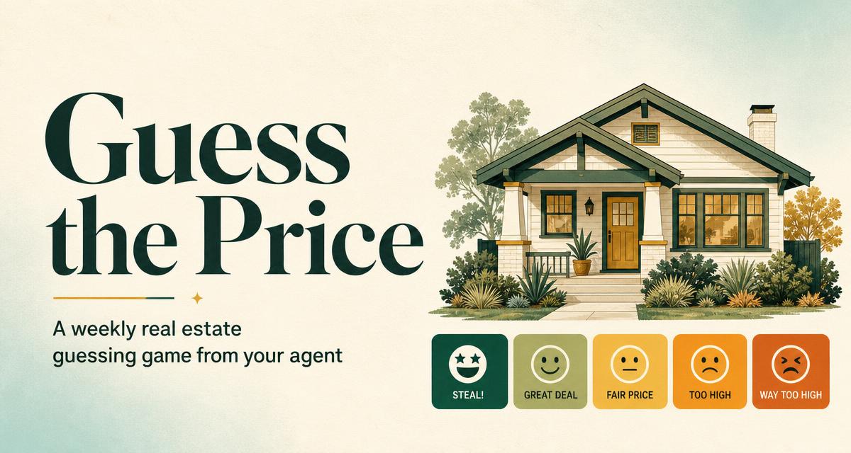Home Game share card showing a bungalow illustration and a row of hot-to-cold score tiles